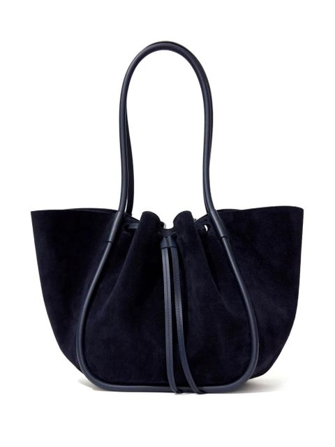 Proenza Schouler large Ruched tote bag - Blue - zdjęcie produktu nr 1