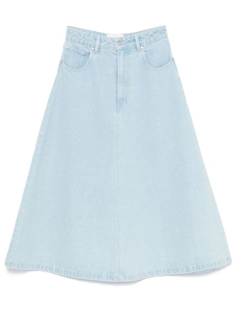 Nanushka denim midi skirt - Blue - zdjęcie produktu nr 1