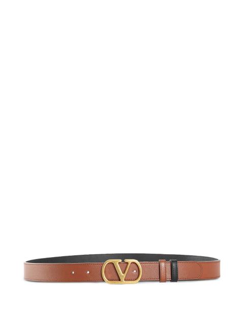 Valentino Garavani VLogo Signature reversible belt - Brown - zdjęcie produktu nr 1