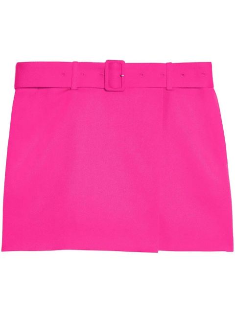 AMI Paris belted midi skirt - Pink - zdjęcie produktu nr 1