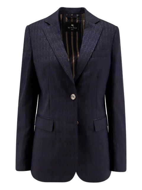 ETRO paisley-pattern blazer - Blue - zdjęcie produktu nr 1