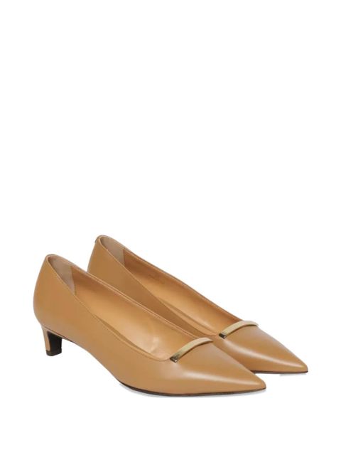Tod's Barretta pointed toe strap loafer - Neutrals - zdjęcie produktu nr 2