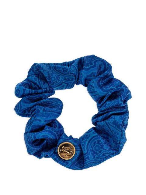 ETRO Arnica paisley-motif hair scrunchie - Blue - zdjęcie produktu nr 1