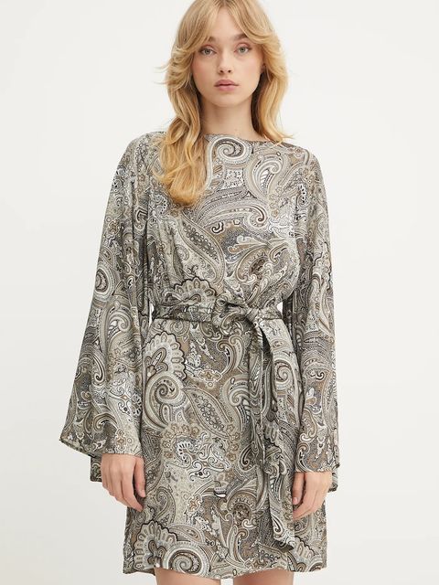 Marciano by Guess sukienka LOREDANA kolor brązowy mini prosta 5YGK40 7298A - zdjęcie produktu nr 1