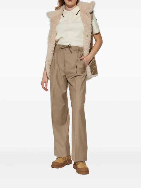 Moncler front-pleated trousers - Brown - zdjęcie produktu nr 2