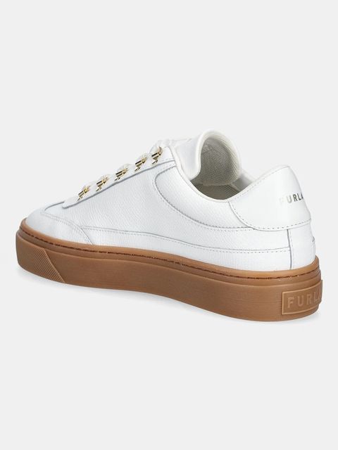 Furla sneakersy skórzane Enjoy Lace-Up Sneaker