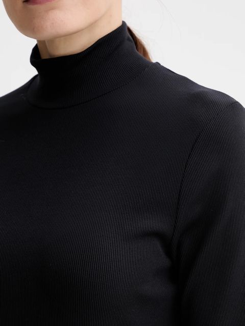 Marc O'Polo t-shirt damski kolor granatowy z półgolfem 508207651177