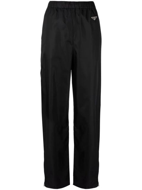 Prada Re-Nylon high-waisted track pants - Black