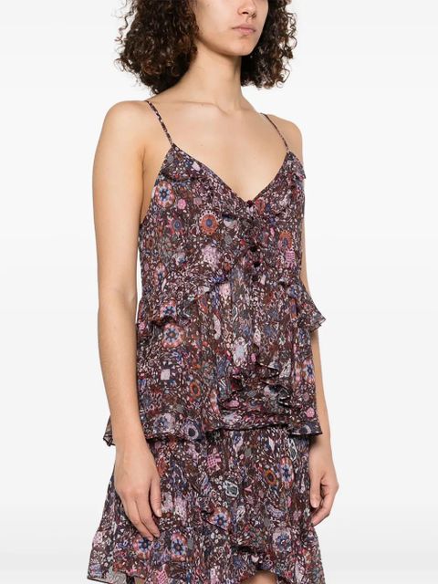 MARANT ÉTOILE Briara blouse - Red - zdjęcie produktu nr 2