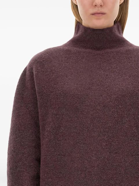 Alysi funnel neck sweater - Purple