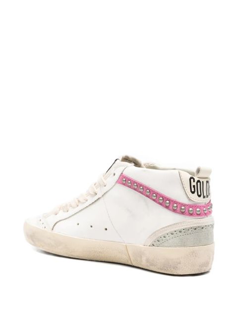 Golden Goose Mid Star leather sneakers - White