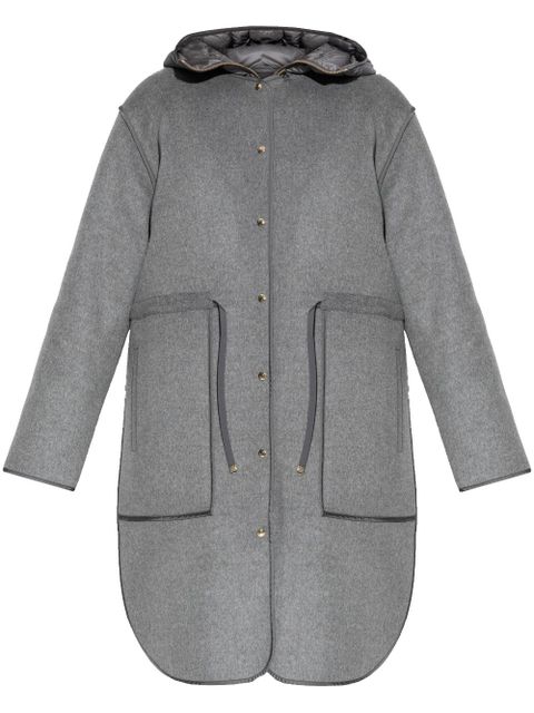 Moncler Bonrepos down coat - Grey - zdjęcie produktu nr 1