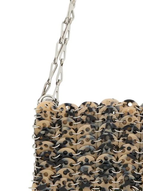 Rabanne disc-chain shoulder bag - Neutrals - zdjęcie produktu nr 2