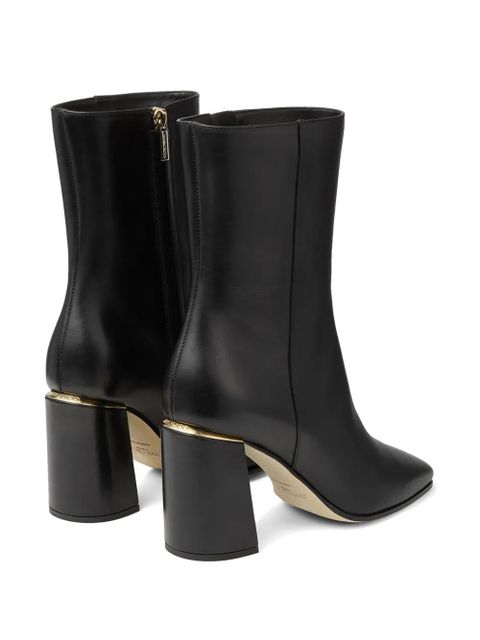 Jimmy Choo Loren 85mm almond-toe ankle boots - Black