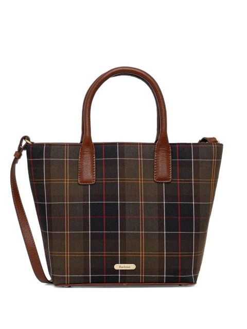 Barbour Birch tartan-pattern tote bag - Brown - zdjęcie produktu nr 1