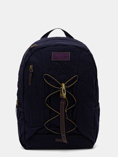 EA7 Emporio Armani plecak kolor granatowy duży gładki AF18335.7X000237 - zdjęcie produktu nr 1