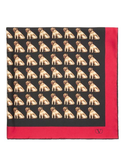 Valentino Garavani Petit Charles scarf - Black