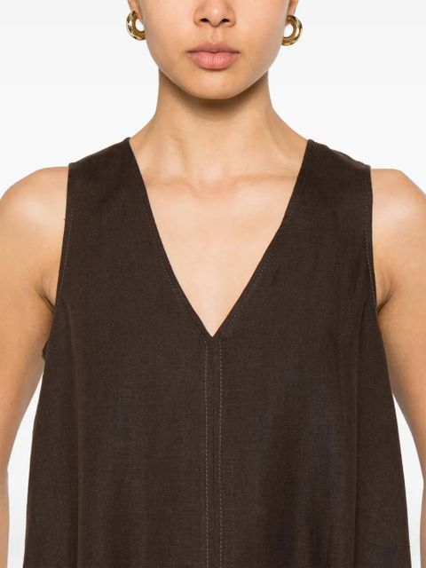 Max Mara Simeone midi dress - Brown