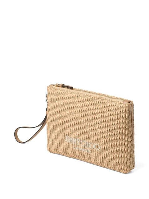 Jimmy Choo zipped pouch - Neutrals