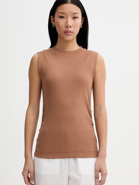 Marc O'Polo top damski bawełniany z elastanem - zdjęcie produktu nr 1