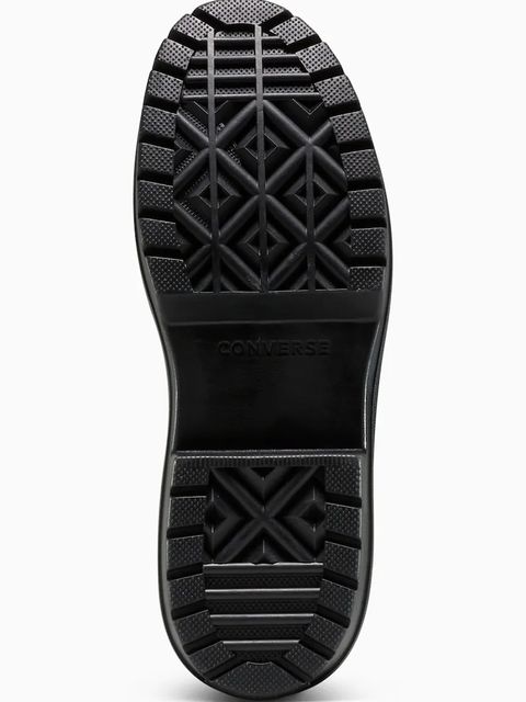 Converse sztyblety skórzane Chuck Taylor All Star Lugged Heel Nu kolor czarny na platformie A12985C