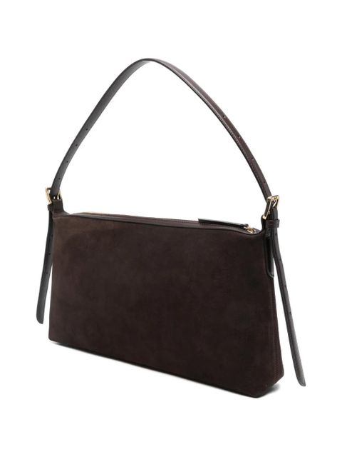 ATP Atelier Castellare zip suede tote bag - Brown