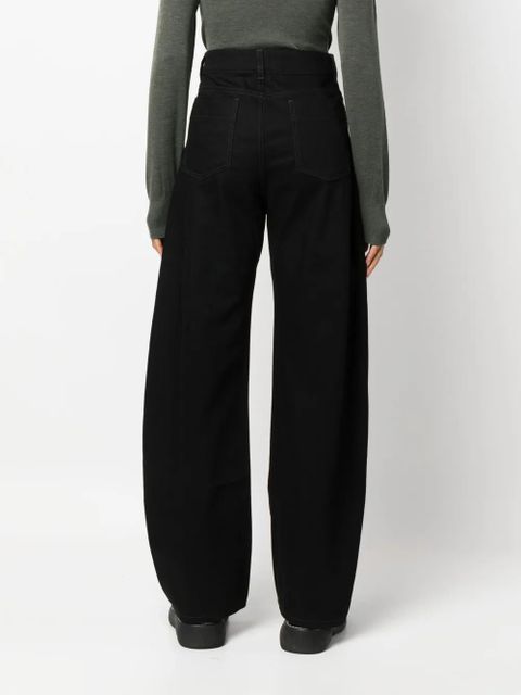 LEMAIRE wide-leg high-rise jeans - Black - zdjęcie produktu nr 2