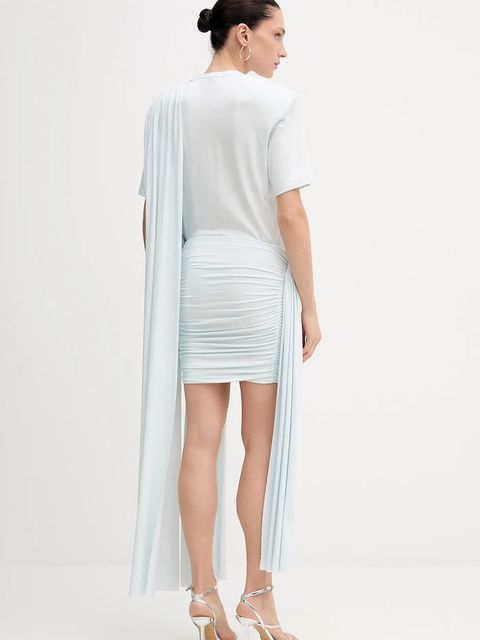 La Mania sukienka ANYA kolor niebieski mini dopasowana ANYA