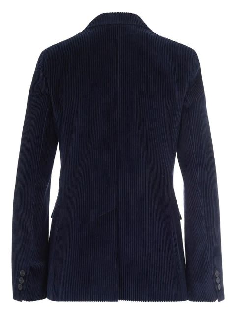 Max Mara double-breasted corduroy blazer - Blue - zdjęcie produktu nr 2