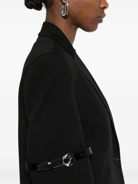 Coperni belt-detail blazer - Black