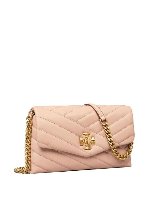 Tory Burch Kira Chevron Chain wallet - Pink
