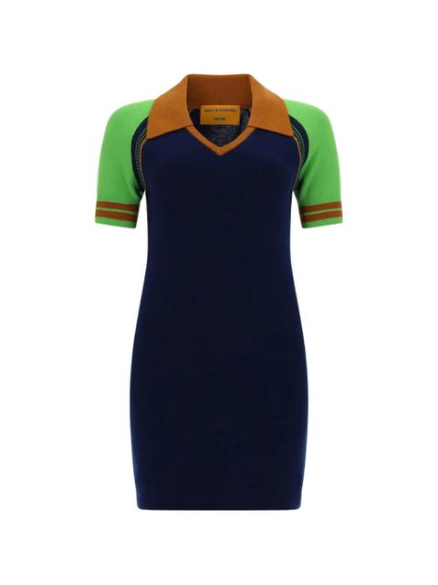 Guest In Residence V-neck collared dress - Blue - zdjęcie produktu nr 1