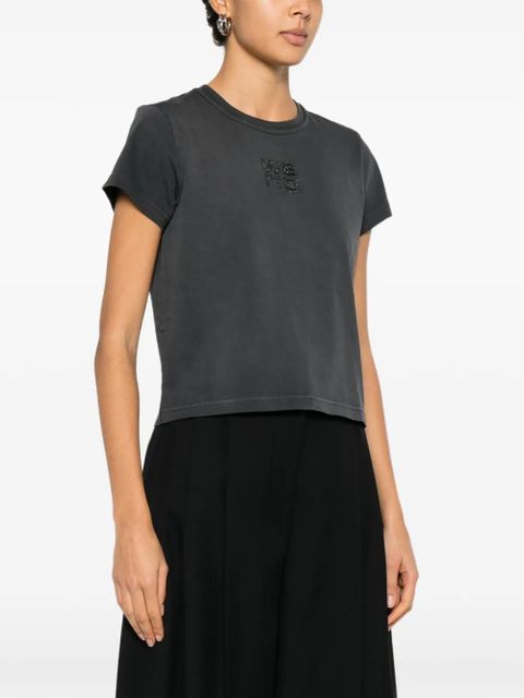 Alexander Wang logo T-shirt - Black
