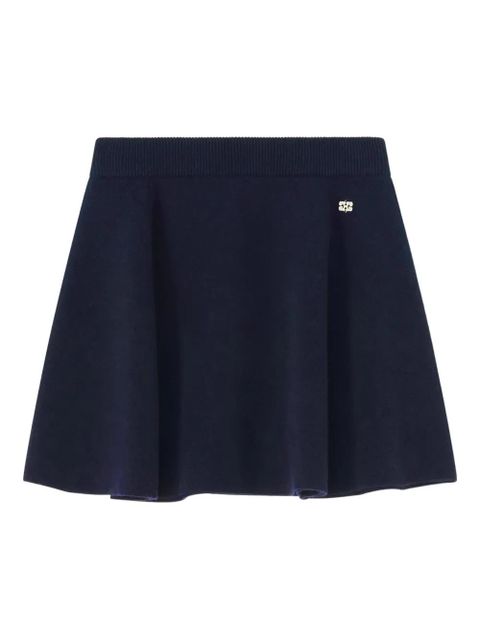 GANNI logo mini skirt - Blue - zdjęcie produktu nr 1