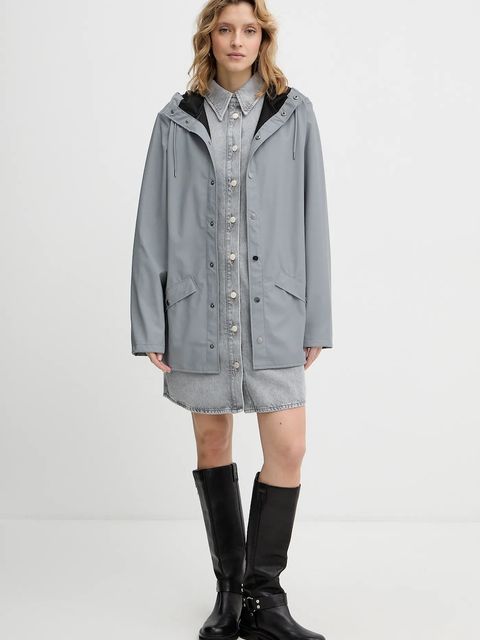 Rains kurtka 12010 Jacket W3 kolor szary przejściowa 12010