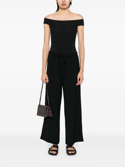 TOTEME striped drawstring trousers - Black - zdjęcie produktu nr 2