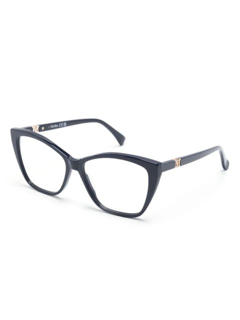 Max Mara Eyewear butterfly-frame glasses - Blue - zdjęcie produktu nr 2