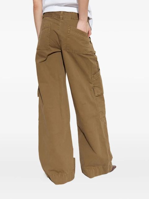 Off-White cargo pocket trousers - Brown