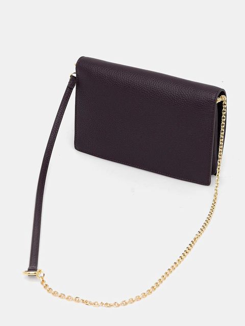 Coccinelle torebka skórzana kolor fioletowy E5 S00 55 02 01