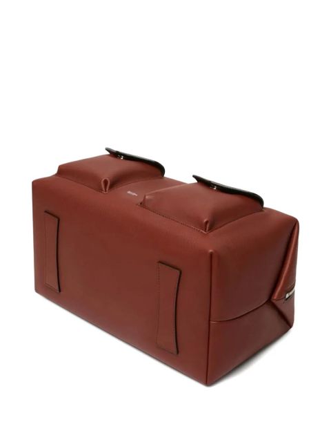 Max Mara Mxaholdallcargo pocket top handle tote bag - Brown