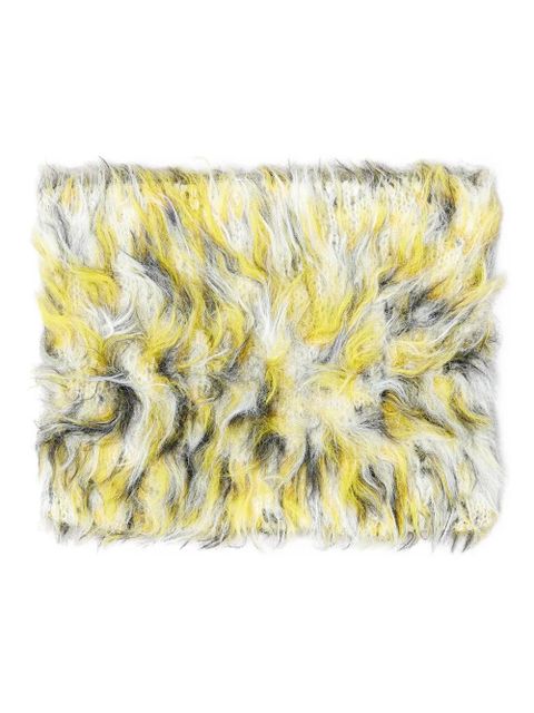 Diesel fur-texture neck warmer - Yellow - zdjęcie produktu nr 1