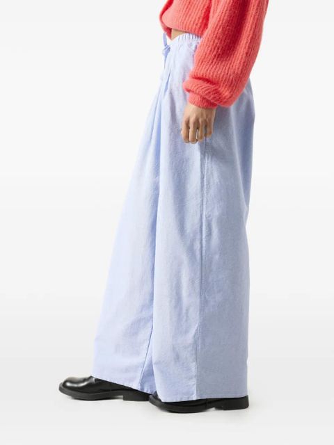 American Vintage Feoly drawstring palazzo pants - Blue