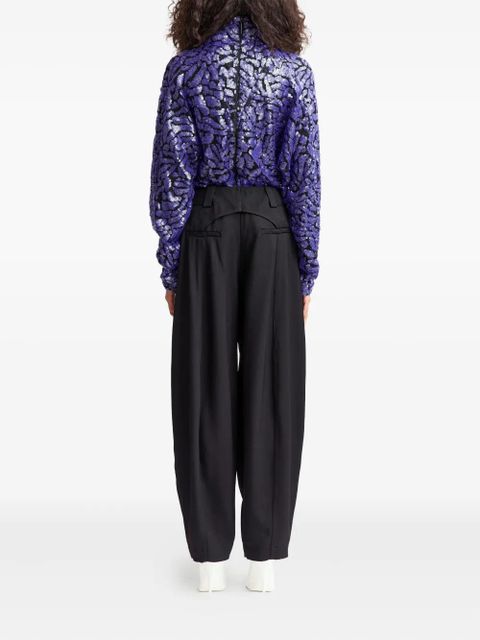 16Arlington Olamo lace sequinned top - Purple