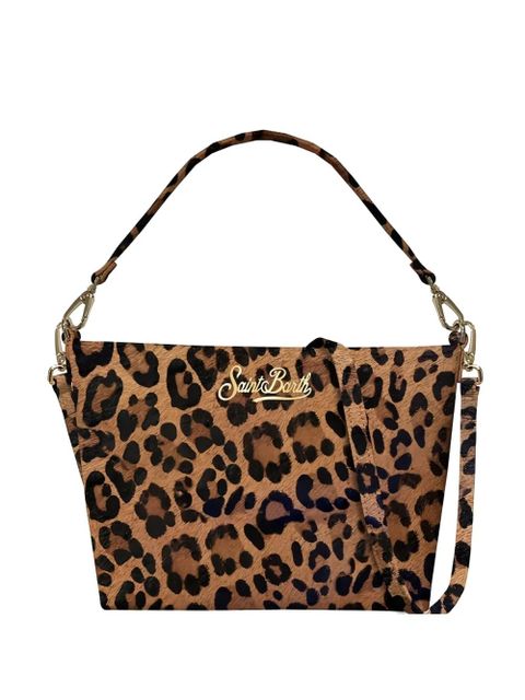 MC2 Saint Barth Aline Shoulder leopard print shoulder bag - Brown