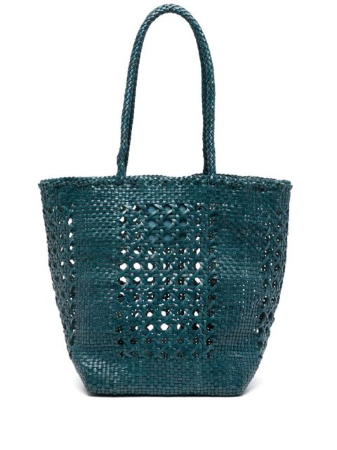 DRAGON DIFFUSION Grace Cannage tote bag - Blue