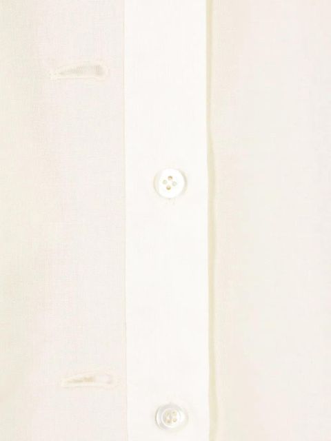 Maison Margiela striped layered overshirt jacket - Neutrals