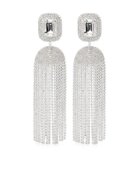 Magda Butrym crystal-embellished drop earrings - Silver