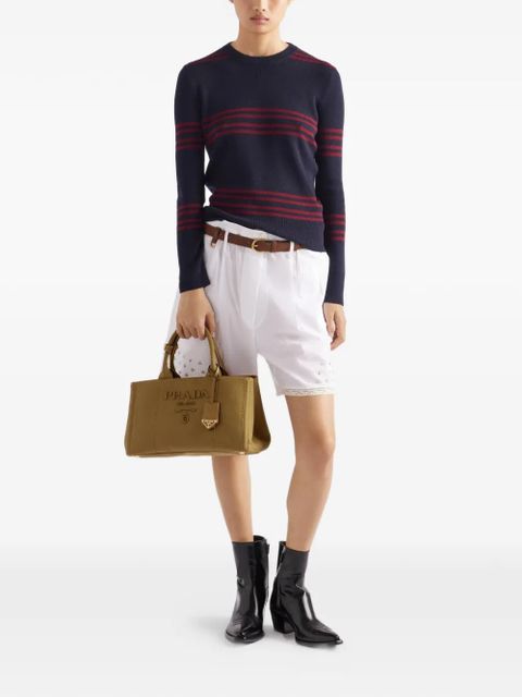 Prada large Jardinière tote bag - Brown