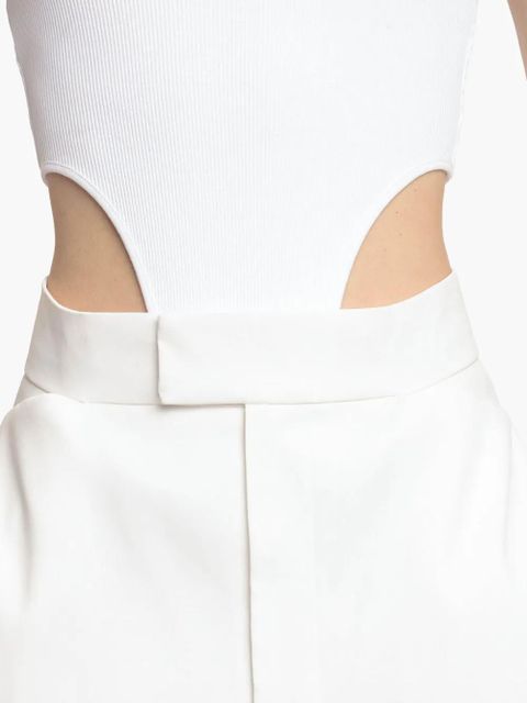 Victoria Beckham high-leg bodysuit - White