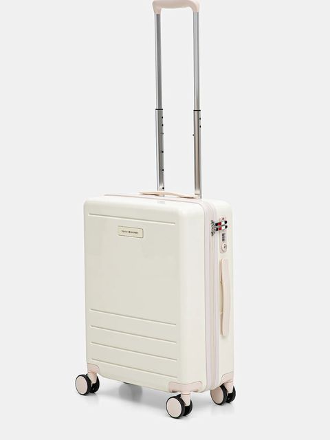 Tommy Hilfiger walizka kolor beżowy AW0AW17829 - zdjęcie produktu nr 2